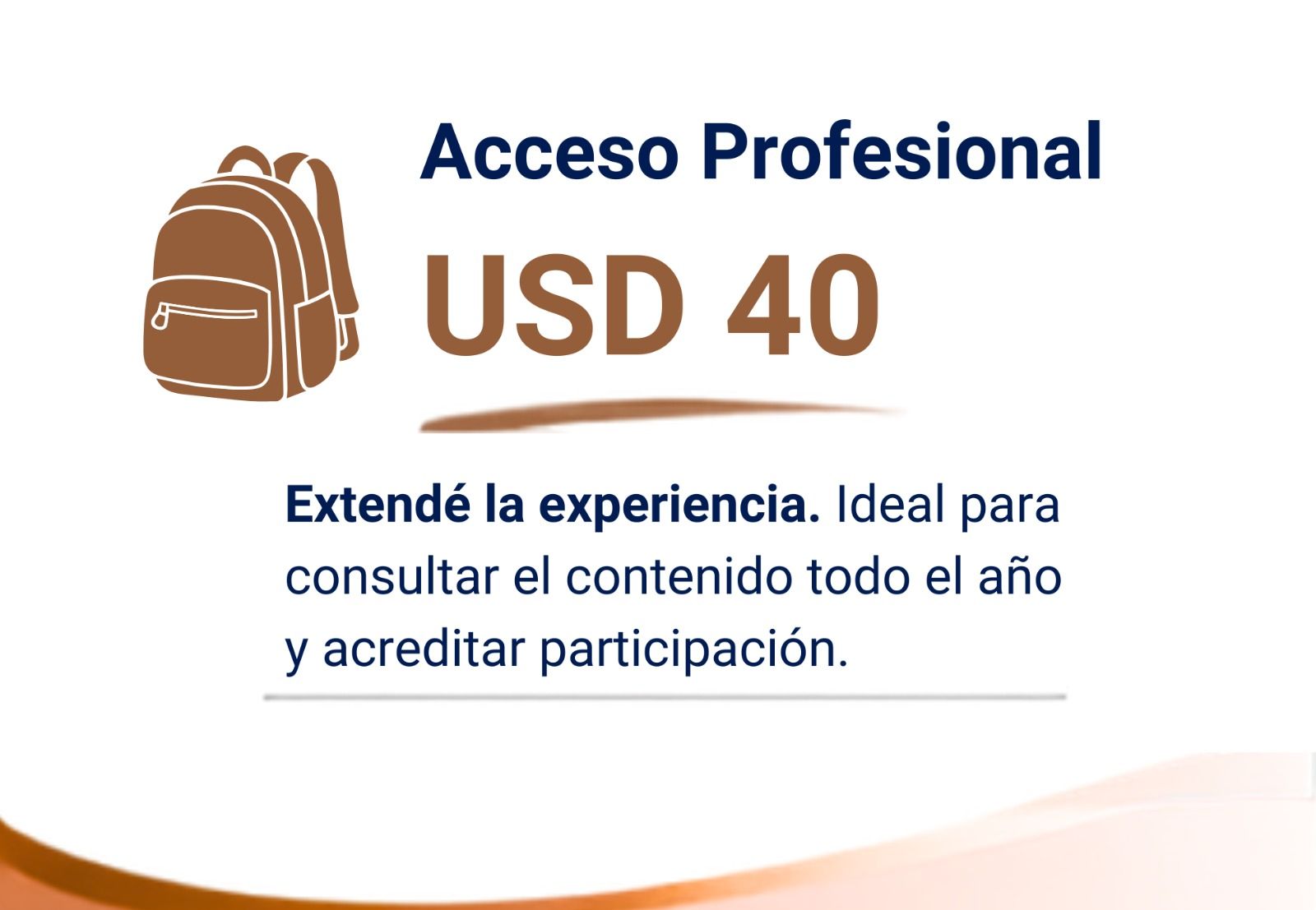 Congreso con Acceso Profesional